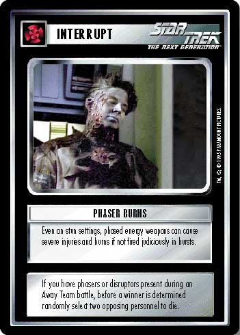Star Trek CCG | Phaser Burns - Alternate Universe | The Nerd Merchant