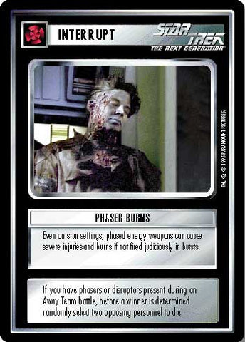 Star Trek CCG | Phaser Burns - Alternate Universe | The Nerd Merchant