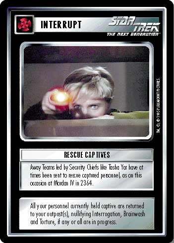 Star Trek CCG | Rescue Captives - Alternate Universe | The Nerd Merchant