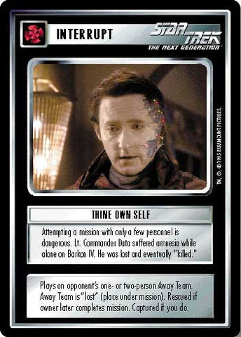Star Trek CCG | Thine Own Self - Alternate Universe | The Nerd Merchant