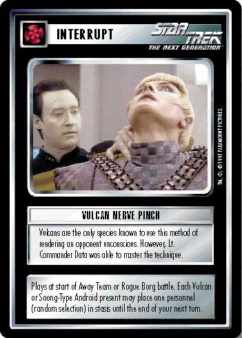 Star Trek CCG | Vulcan Nerve Pinch - Alternate Universe | The Nerd Merchant