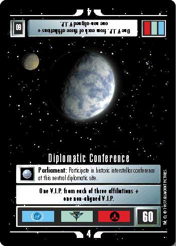 Star Trek CCG | Diplomatic Conference - Alternate Universe | The Nerd Merchant