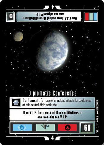 Star Trek CCG | Diplomatic Conference - Alternate Universe | The Nerd Merchant