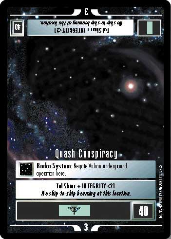 Star Trek CCG | Quash Conspiracy - Alternate Universe | The Nerd Merchant