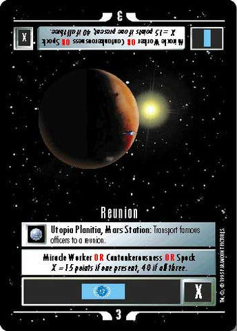 Star Trek CCG | Reunion - Alternate Universe | The Nerd Merchant