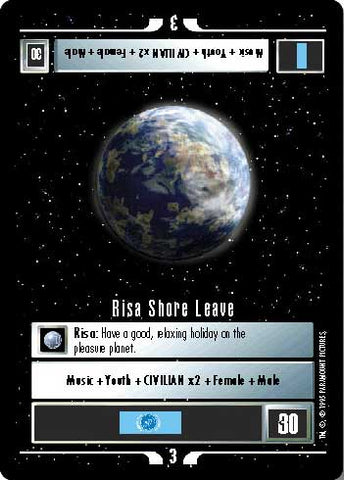 Star Trek CCG | Risa Shore Leave - Alternate Universe | The Nerd Merchant