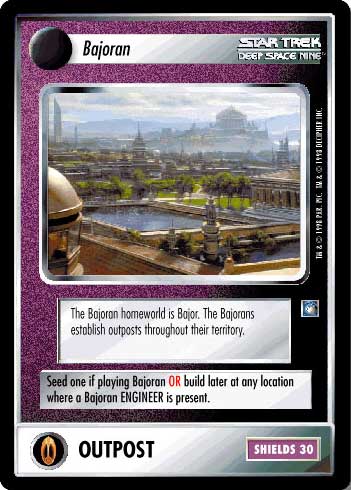 Star Trek CCG | Bajoran Outpost - Deep Space Nine | The Nerd Merchant