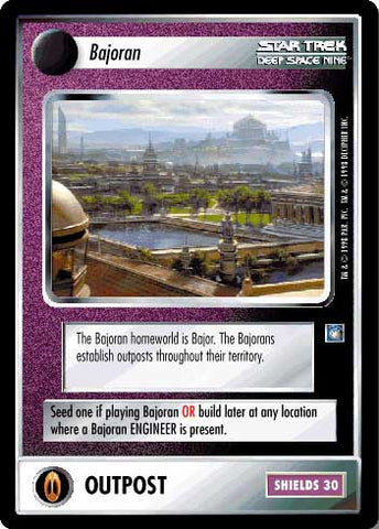 Star Trek CCG | Bajoran Outpost - Deep Space Nine | The Nerd Merchant
