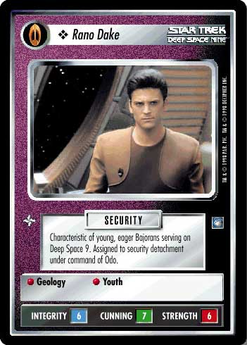 Star Trek CCG | Rano Dake - Deep Space Nine | The Nerd Merchant