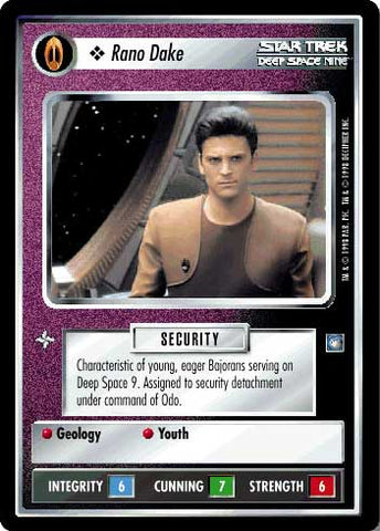 Star Trek CCG | Rano Dake - Deep Space Nine | The Nerd Merchant