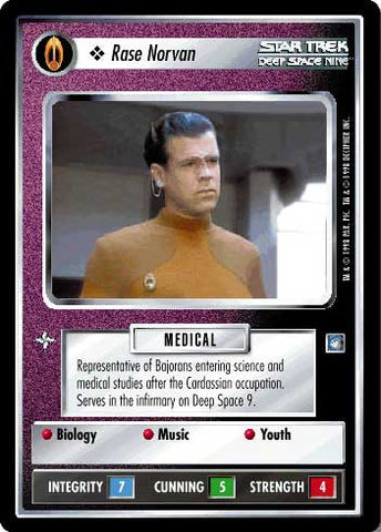 Star Trek CCG | Rase Norvan - Deep Space Nine | The Nerd Merchant