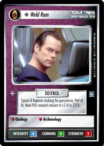 Star Trek CCG | Weld Ram - Deep Space Nine | The Nerd Merchant