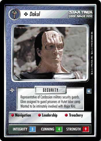 Star Trek CCG | Dakol - Deep Space Nine | The Nerd Merchant