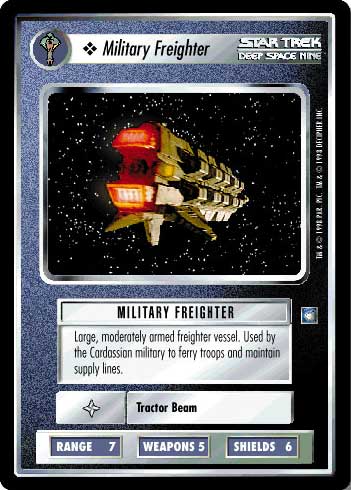 Star Trek CCG | Military Freighter - Deep Space Nine | The Nerd Merchant