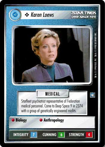 Star Trek CCG | Karen Loews - Deep Space Nine | The Nerd Merchant