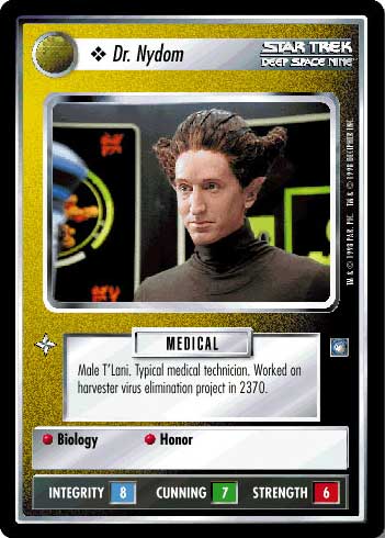 Star Trek CCG | Dr. Nydom - Deep Space Nine | The Nerd Merchant