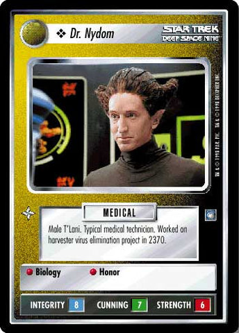 Star Trek CCG | Dr. Nydom - Deep Space Nine | The Nerd Merchant