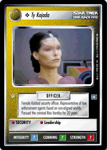 Star Trek CCG | Ty Kajada - Deep Space Nine | The Nerd Merchant