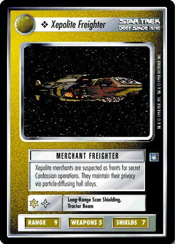 Star Trek CCG | Xepolite Freighter - Deep Space Nine | The Nerd Merchant