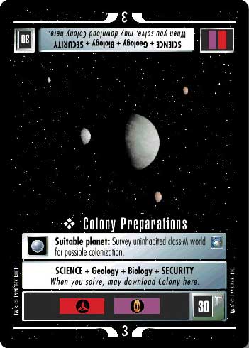 Star Trek CCG | Colony Preparations - Deep Space Nine | The Nerd Merchant