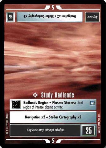 Star Trek CCG | Study Badlands - Deep Space Nine | The Nerd Merchant
