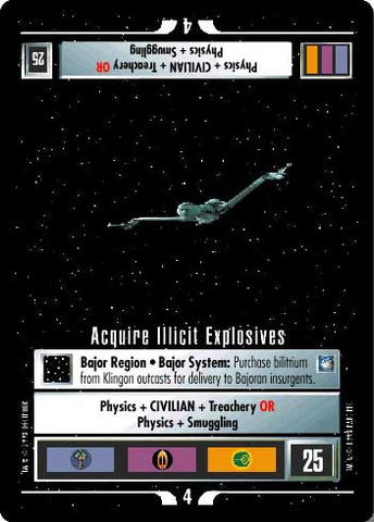 Star Trek CCG | Acquire Illicit Explosives - Deep Space Nine | The Nerd Merchant