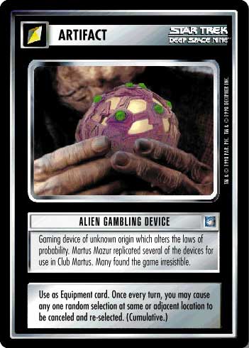 Star Trek CCG | Alien Gambling Device - Deep Space Nine | The Nerd Merchant