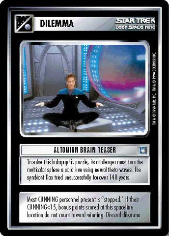 Star Trek CCG | Altonian Brain Teaser - Deep Space Nine | The Nerd Merchant