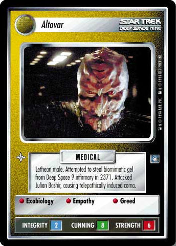 Star Trek CCG | Altovar - Deep Space Nine | The Nerd Merchant