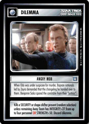 Star Trek CCG | Angry Mob - Deep Space Nine | The Nerd Merchant