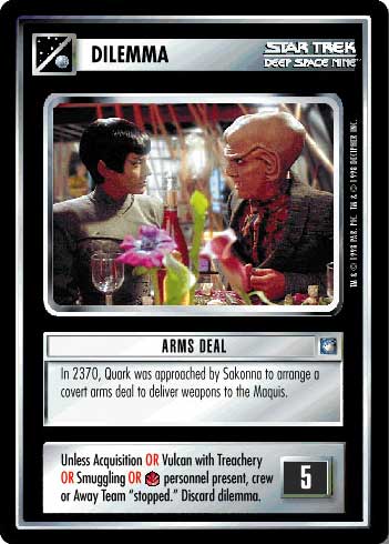 Star Trek CCG | Arms Deal - Deep Space Nine | The Nerd Merchant