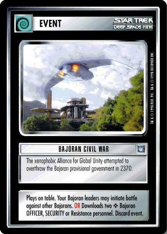Star Trek CCG | Bajoran Civil War - Deep Space Nine | The Nerd Merchant