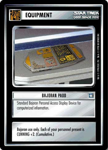 Star Trek CCG | Bajoran PADD - Deep Space Nine | The Nerd Merchant