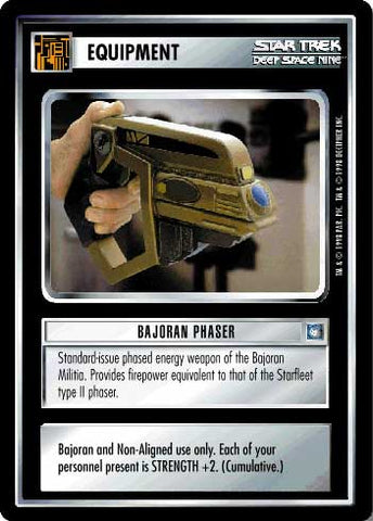 Star Trek CCG | Bajoran Phaser - Deep Space Nine | The Nerd Merchant