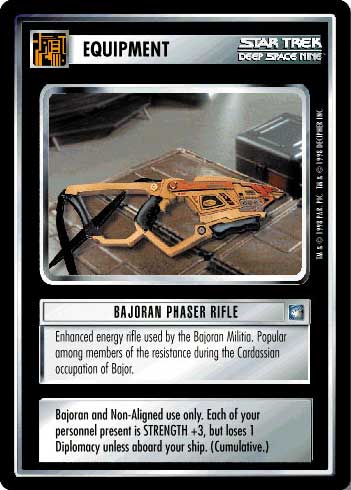 Star Trek CCG | Bajoran Phaser Rifle - Deep Space Nine | The Nerd Merchant