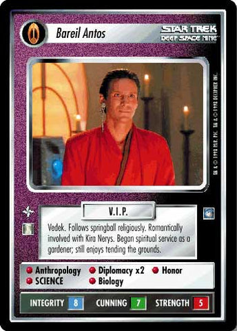Star Trek CCG | Bareil Antos - Deep Space Nine | The Nerd Merchant