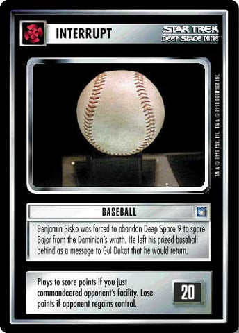 Star Trek CCG | Baseball - Deep Space Nine | The Nerd Merchant