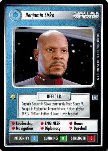 Star Trek CCG | Benjamin Sisko - Deep Space Nine | The Nerd Merchant