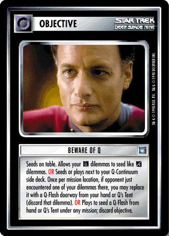 Star Trek CCG | Beware of Q - Deep Space Nine | The Nerd Merchant
