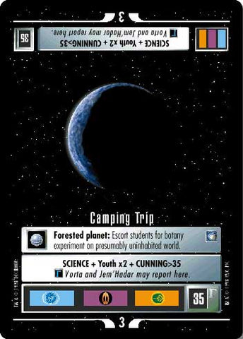 Star Trek CCG | Camping Trip - Deep Space Nine | The Nerd Merchant