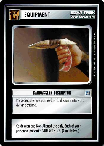 Star Trek CCG | Cardassian Disruptor - Deep Space Nine | The Nerd Merchant