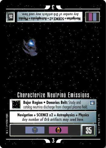 Star Trek CCG | Characterize Neutrino Emissions - Deep Space Nine | The Nerd Merchant