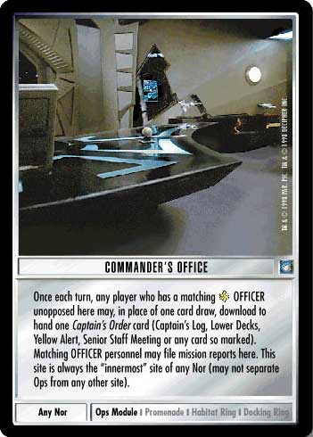 Star Trek CCG | Commander's Office - Deep Space Nine | The Nerd Merchant