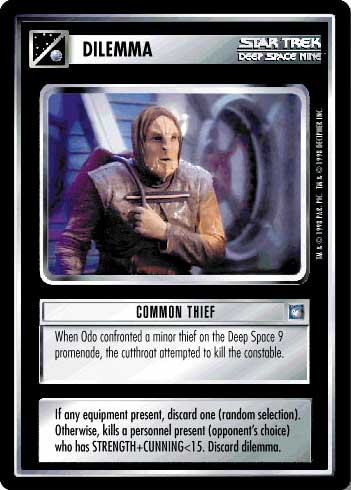Star Trek CCG | Common Thief - Deep Space Nine | The Nerd Merchant