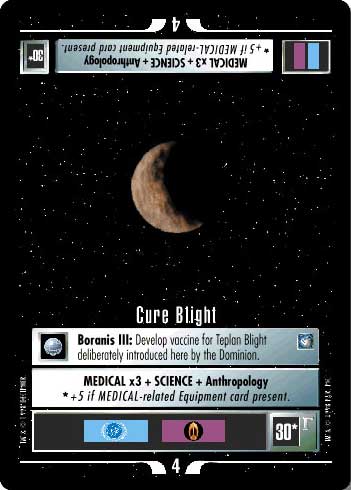 Star Trek CCG | Cure Blight - Deep Space Nine | The Nerd Merchant