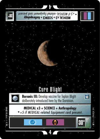 Star Trek CCG | Cure Blight - Deep Space Nine | The Nerd Merchant