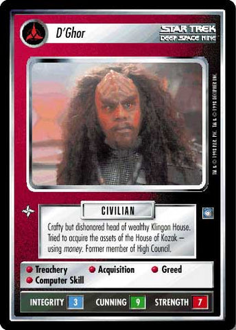 Star Trek CCG | D'Ghor - Deep Space Nine | The Nerd Merchant