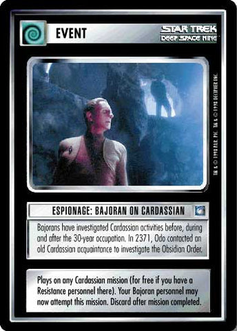 Star Trek CCG | Espionage: Bajoran on Cardassian - Deep Space Nine | The Nerd Merchant