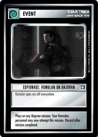 Star Trek CCG | Espionage: Romulan on Bajoran - Deep Space Nine | The Nerd Merchant