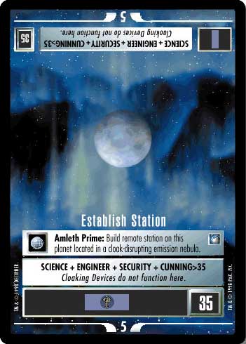 Star Trek CCG | Establish Station - Deep Space Nine | The Nerd Merchant